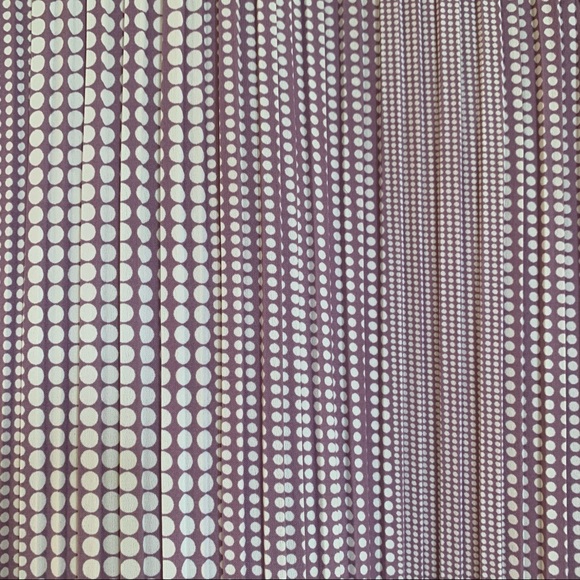 Apt. 9 Short-sleeve Button-down Stretch Lavender/ White Dots Blouse Top Medium - Picture 8 of 8